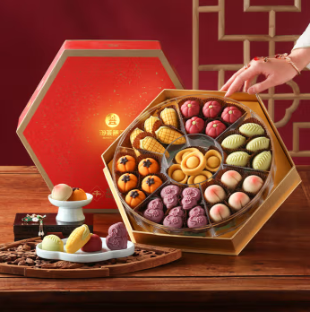 御茶膳房糕點心禮盒過節(jié)送禮節(jié)日禮品休閑零食大禮包北京特產(chǎn)禮物1100g