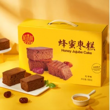 稻香村（DXC）DXC 早餐點心 休閑零食 整箱面包 蜂蜜棗糕850g